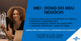 Sexta da oportunidade: MEI, dono do meu negócio.